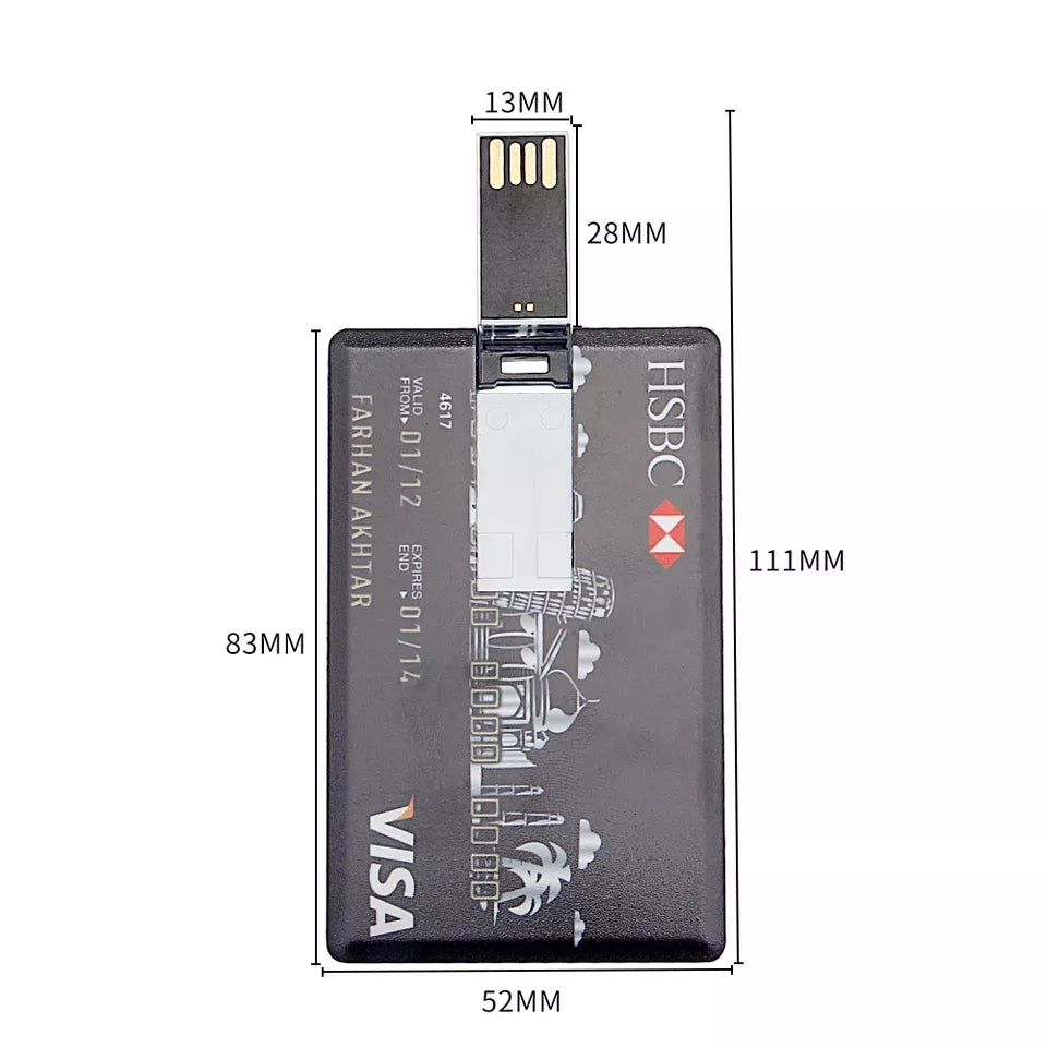 CLES USB EN MODE CB ( carte bancaire )